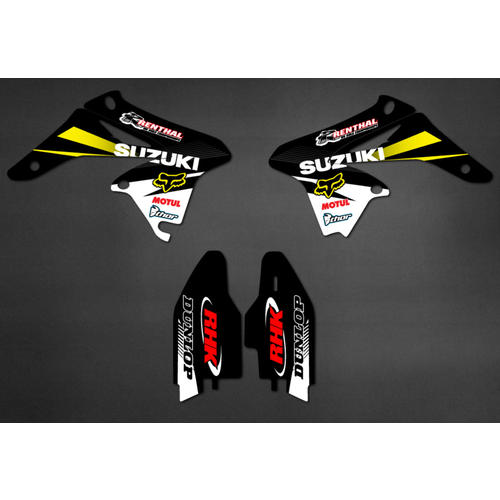 SUZUKI RMZ250 2010 - 2017 GRAPHICS KIT (WITH FORK DECALS)  
