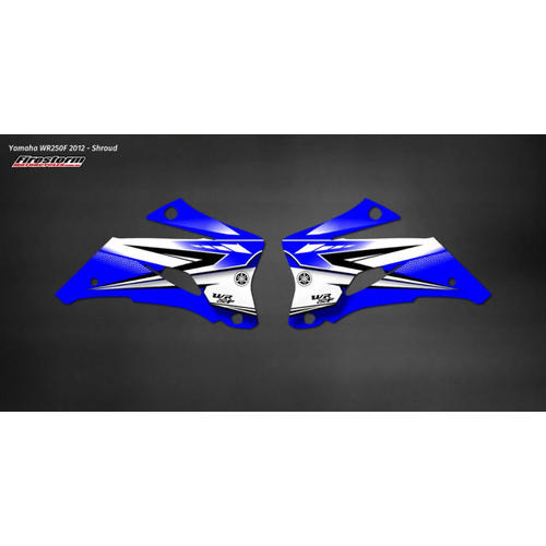 YAMAHA WR250F 2012 -  GRAPHICS KIT OEM REPLICA GRAPHICS   