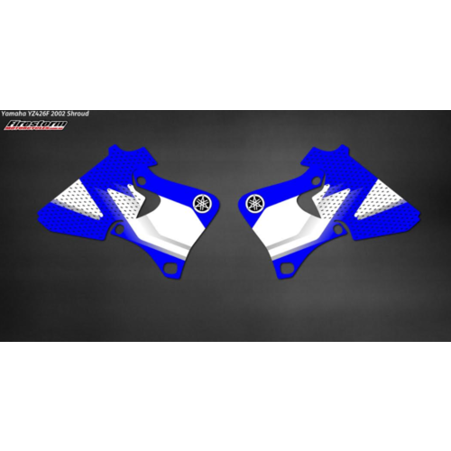 Yamaha YZ426F 2002 - Graphics Kit OEM Replica Stickers 