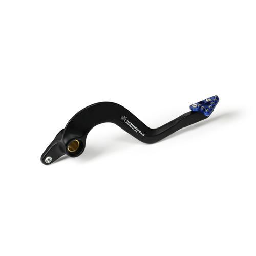 Hammerhead Forged Brake Pedal Yamaha YZ125 YZ250 YZ250F YZ450F Black Blue Anodised Aluminium