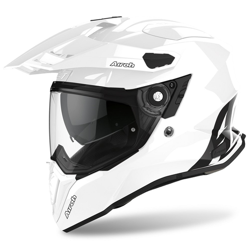 Airoh Commander Adventure Motorcycle Helmet White Gloss