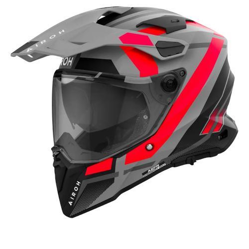 Airoh Dual-Purpose Adventure Helmet Commander 2 Mavick Orange Matt S 