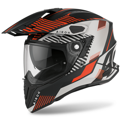 Airoh Commander Boost Adventure Motorcycle Helmet Orange Matt
