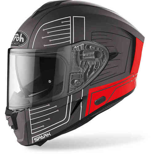 Airoh Road Helmet Spark Cyrcuit Red Matt XL