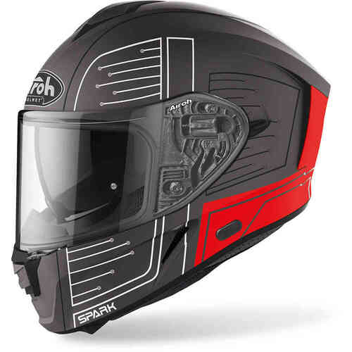 Airoh Spark Cyrcuit Road Motorcycle Helmet Matt Red XL