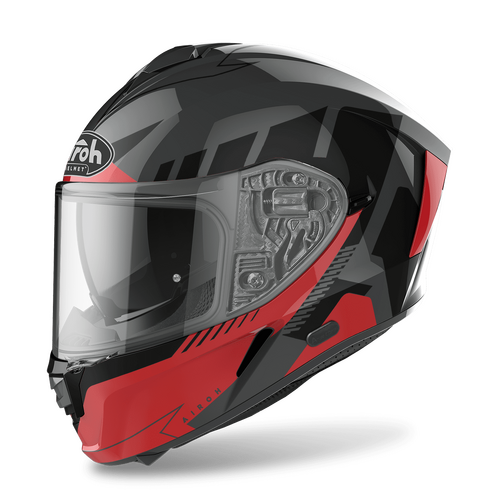 Airoh Spark Rise Road Motorcycle Helmet Red Gloss