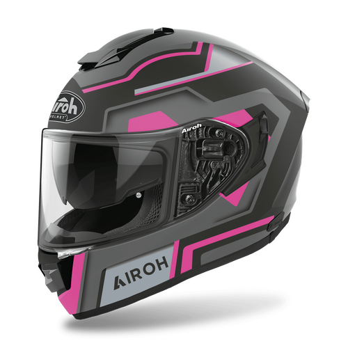 Airoh ST501 Square Road Motorcycle Helmet Matt Pink