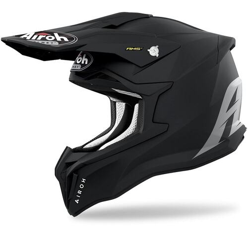 Airoh Strycker Solid Off Road Motorcycle Helmet Matt Black XS
