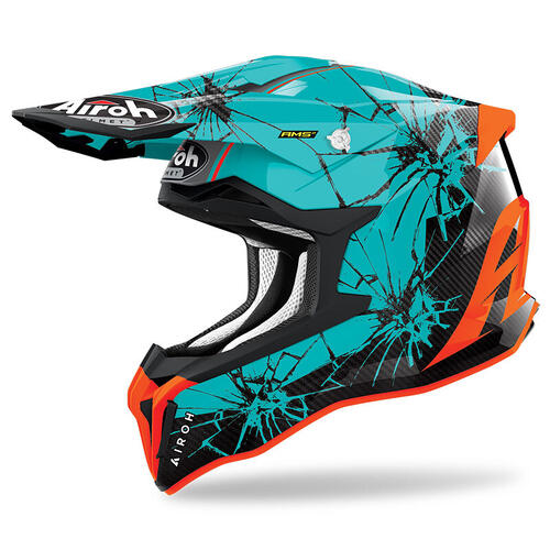 Airoh Off-Road Helmet Strycker Crack Gloss S 