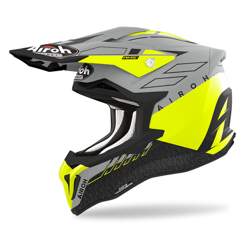Airoh Off-Road Helmet Strycker Skin Yellow Matt S 