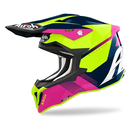 Airoh Off-Road Helmet Strycker Blazer Blue/Pink Gloss S 
