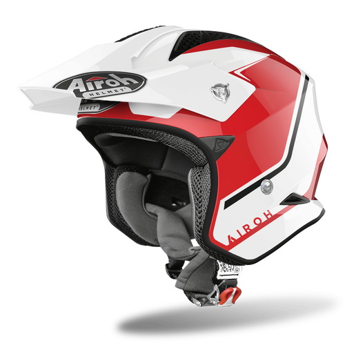 Airoh TRR-S Trials Motorcycle Helmet Red Gloss XS