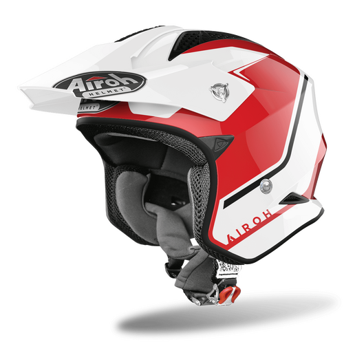 Airoh TRR-S Keen Trials Motorcycle Helmet Red Gloss XS