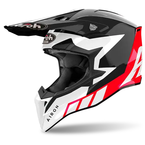 Airoh Off-Road Helmet Wraaap Reloaded Red Gloss L 
