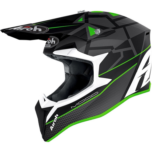 Airoh Off-Road Helmet Wraap Mood Green Matt S