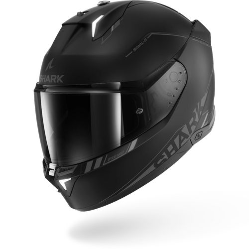 Shark Road Motorcycle Helmet Skwal i3 Blank SP Matt Black/Anthracite/Black 