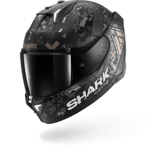 Shark Road Motorcycle Helmet Skwal i3 Hellcat Black/Chrome/Anthracite L