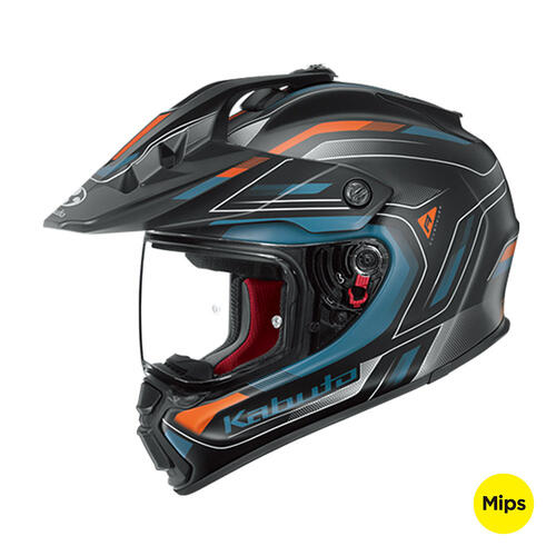 Kabuto Adventure Motorcycle Helmet Geosys GT MIPS Beat Black/Blue S