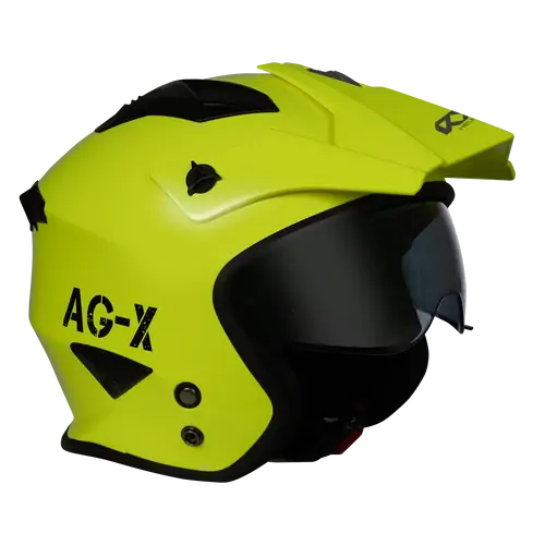 RXT Helmet Open Face AG-X Farm Fluoro Yellow Small