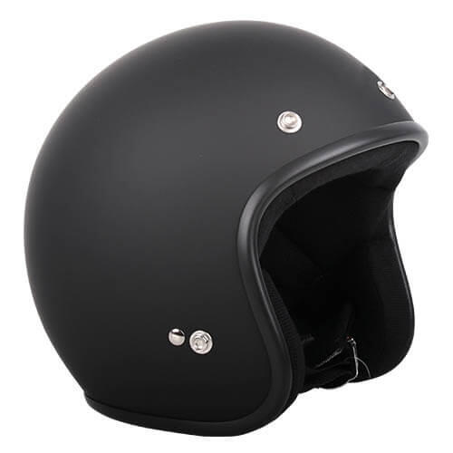 RXT Helmet Open Face Low Ride Matt Black With Studs 2XS