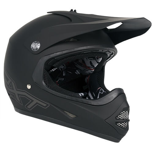 Rxt Racer 3 Matte Black Youth MX Helmet 