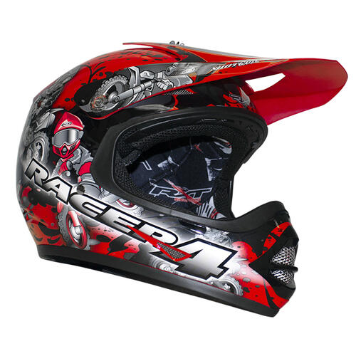 RXT Helmet Off-Road Racer 4 Kids Red XXS