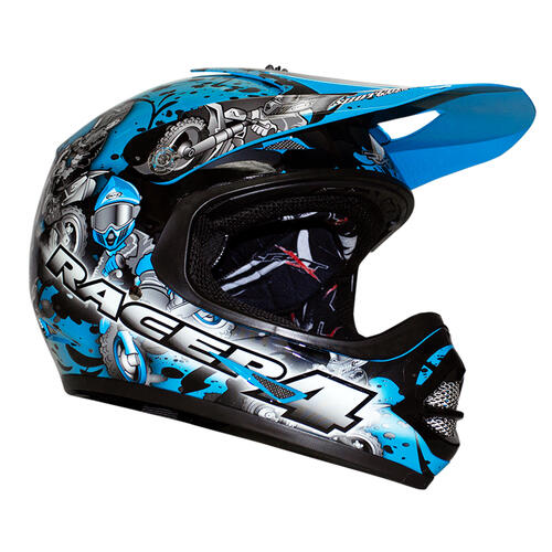 RXT Helmet Off-Road Racer 4 Kids Blue XXS