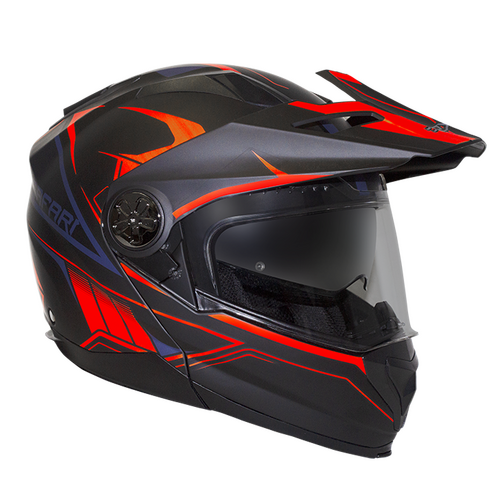 RXT Helmet Off-Road Adventure Safari Matt Fluoro Orange Small