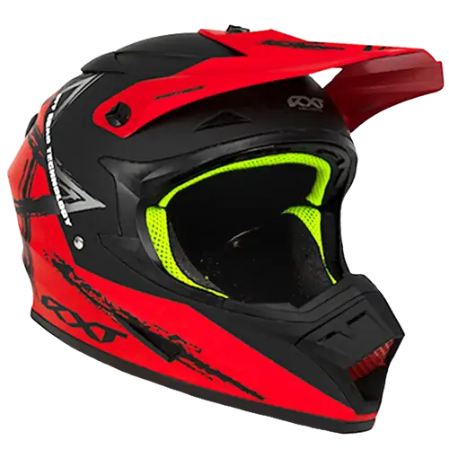 RXT Helmet Off-Road Sector Wrath Matt Black/Red Small