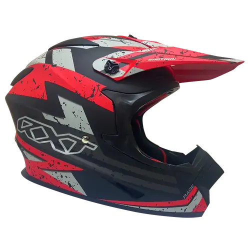 RXT Helmet Off-Road Sector Rage Matt Black/Red Small