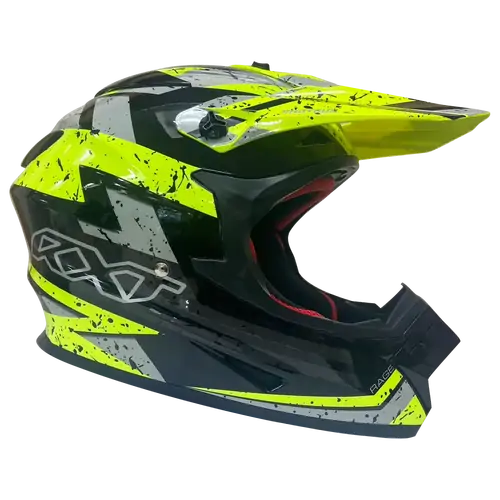 RXT Helmet Off-Road Sector Rage Gloss Black/Fluoro Medium
