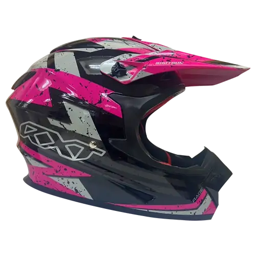 RXT Helmet Off-Road Sector Rage Gloss Black/Magenta Small