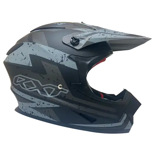 RXT Helmet Off-Road Sector Rage Matt Black/Grey Small