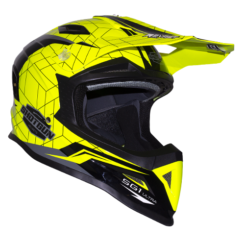 RXT Helmet Off-Road SG1 Ultra Shotgun Gloss Neon Yellow XXL