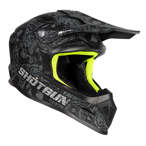 RXT Helmet Off-Road SG1 Ultra+ All-In Matt Black/Grey Large