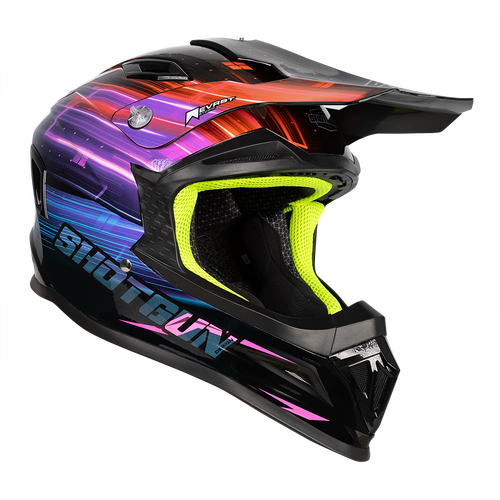 RXT Helmet Off-Road SG1 Ultra+ Blur Black/Pink Large