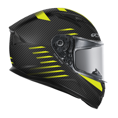 RXT Helmet Road Street 2 825-Fuel Matt Carbo Black/Fluoro Small
