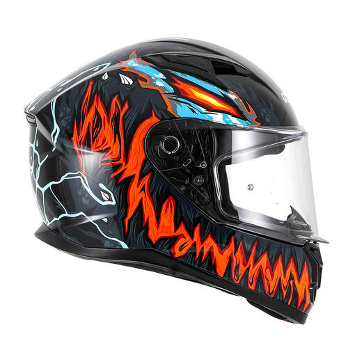 RXT Helmet Road 825 Street 2 Revenge Gloss Black/Red Small