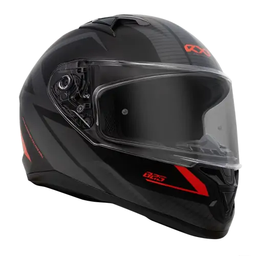 RXT Helmet Road Suzuka Matt Black/Grey/Red Small