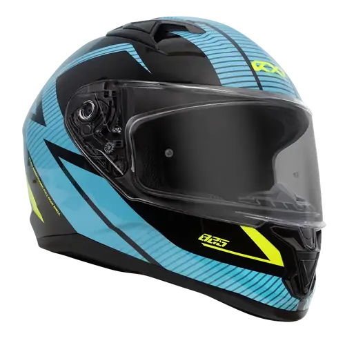 RXT Helmet Road Suzuka Gloss Black/Blue/Fluoro Small