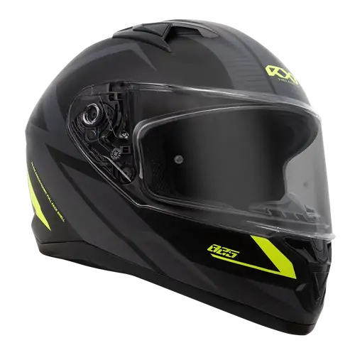 RXT Helmet Road Suzuka Matt Black/Grey/Fluoro Small