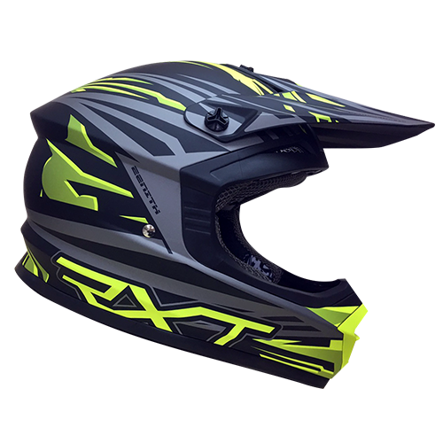 RXT Helmet Off-Road Zenith III Black/Fluoro Small