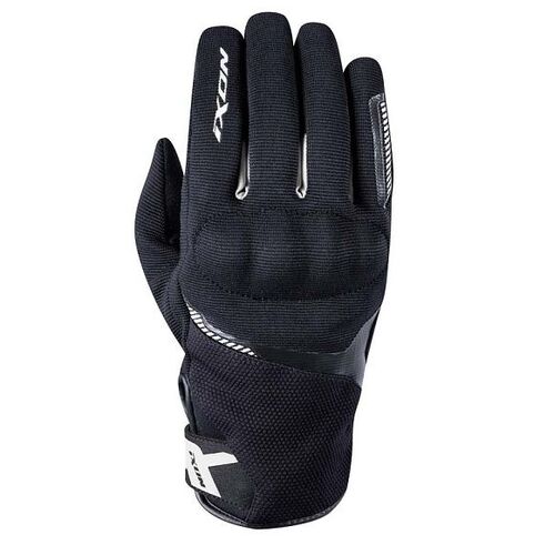Ixon Pro Blast Short Waterproof Motorcycle Gloves Black White