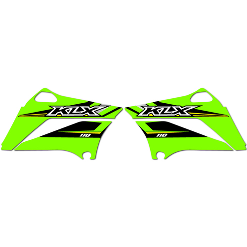 Kawasaki KLX110 2017 Graphics Kit OEM Replica Stickers