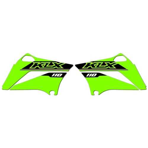 Kawasaki KLX110 2021 Graphics Kit OEM Replica Stickers