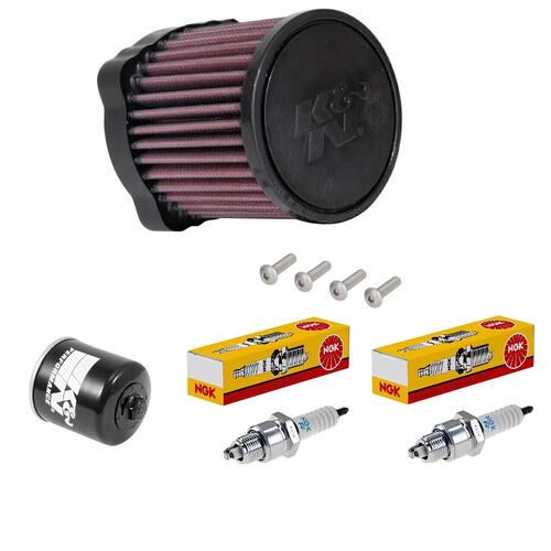 Honda CBR500R 2019-2024 K&N x NGK Service Kit Air Oil Filter Spark Plugs