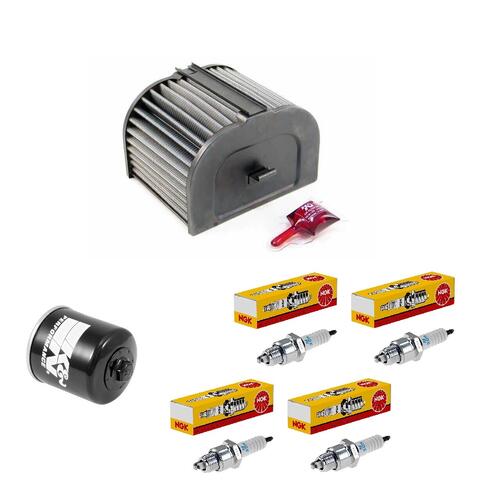 Honda CB750 1991-1999 K&N x NGK Service Kit Air Oil Filter Spark Plugs