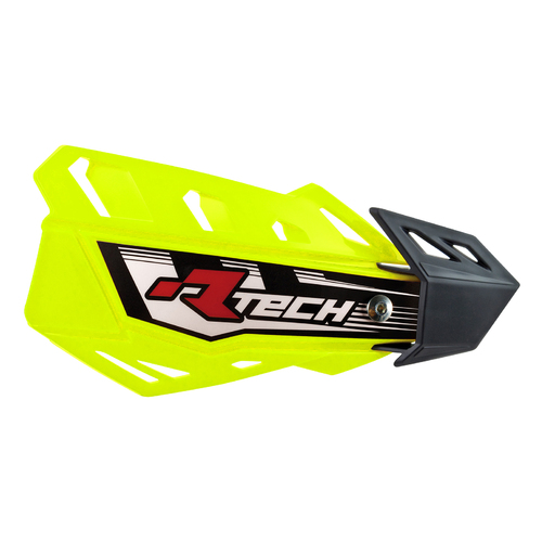 Husqvarna TE250 Rtech Flex MX Vented Handguards Motocross Hand Guards Neon Yellow 