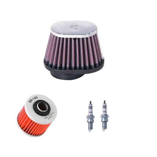 Yamaha SZR660 1997-1998 K&N x NGK Service Kit Air Oil Filter Spark Plugs