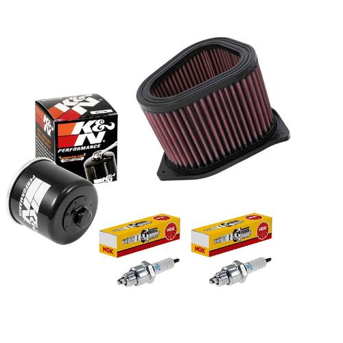 Suzuki C90 Boulevard 2005-2010 K&N x NGK Service Kit Air Oil Filter Spark Plugs